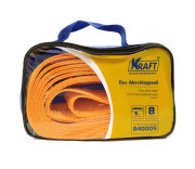 Kraft KT840005 Трос буксировочный PREMIUM 5 м 8 т, 2 петли, полиэстер, в сумке