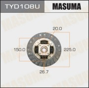 Masuma TYD108U Диск сцепления