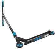 NOVATRACK 100AWOLFBBL9 Самокат 2-х колесный 100 мм Трюковый детский Novatrack Wolf стальной не складной черно-синий 100A.WOLF.BBL9