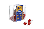 Kraft KT870011 Набор предохранителей 10А (MINI 50шт) в пластиковой коробке