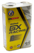 United Oil 8886351303227 Масло моторное United Oil UNITED GX RACING 5W-40 синтетика 1 л.