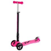 NOVATRACK 120FRAINBOWPN8 Самокат 3-х колесный Кикборд детский Novatrack RainBow складной 60 кг розовый 120F.RAINBOW.PN8