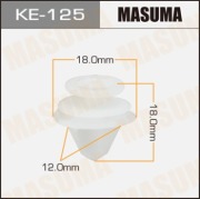 Masuma KE125 Клипса (пластиковая крепежная деталь)
