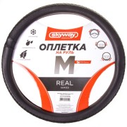 Skyway S01108013 Оплетка SKYWAY Real-8 М Черная экокожа