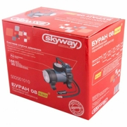 Skyway S02001010 Компрессор металлический 35л/мин в прикуриватель SKYWAY БУРАН-08 Hi-tech Сумка, фонарь, 10атм