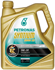 PETRONAS 18144019 Масло моторное Syntium 5000 XS 5W-30 синтетическое 4 л