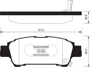 Sangsin brake SP1423