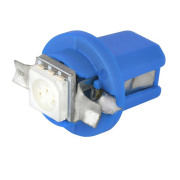 Skyway S08201220 Автолампа диод T8,5 (T4W) 12V 1 SMD диодов 1-конт Конус Синяя  SKYWAY Габариты, номер min10