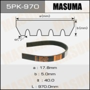 Masuma 5PK970 Ремень привода навесного оборудования