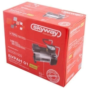Skyway S02001002 Компрессор металлический 45л/мин в прикуриватель SKYWAY БУРАН-01 Малые габариты, сумка, 10атм