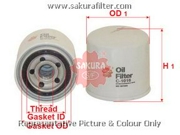 Sakura C1016 Фильтр масляный