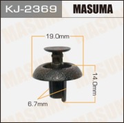 Masuma KJ2369 Клипса (пластиковая крепежная деталь)