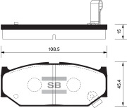 Sangsin brake SP2086