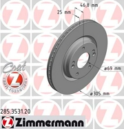 Zimmermann 285353120 Тормозной диск