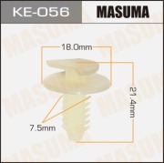 Masuma KE056 Клипса (пластиковая крепежная деталь)