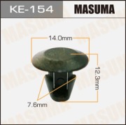 Masuma KE154 Клипса (пластиковая крепежная деталь)