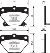 Sangsin brake SP2044