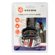 STERN 90565 Фонарь наголовный с возможностью зумирования луча, светодиодный, 1 super Led, 3 х ААА Stern