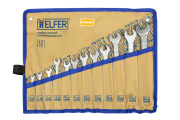HELFER HF002300 Ключ комбинированный набор 12шт: 6-14,17,19, 22мм (сумка)