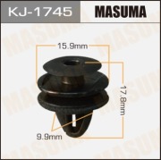 Masuma KJ1745 Клипса (пластиковая крепежная деталь)
