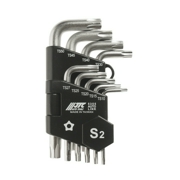 JTC JTC5355 Набор ключей TORX пятилучевых Г-образных с отверстием ТS10-ТS50 9пр.