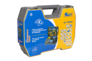 Kraft KT703004 Набор инструментов с сетевым шуруповертом 58 предметов