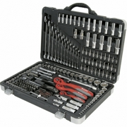 Matrix 13555 Набор инструмента, 1/4, 3/8, 1/2, Cr-V, S2, усиленный кейс, 216 предметов Matrix Professional