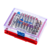 Мастак 05810019C Набор вставок (бит) 1/4"", PH, PZ, Hex, Torx, Slotted, 19 предметов