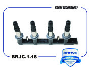BRAVE BRIC118 Катушка зажигания  BR.IC.1.18 (модуль) Chevrolet Cruze, Lacetti, Orlando