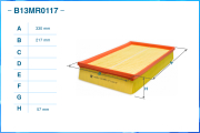 CWORKS B13MR0117 Фильтр воздушный