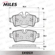 Miles E410531 Колодки тормозные