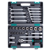 Stels 14102 Набор инструментов, 1/2, CrV, пластиковый кейс, 31 предмет Stels
