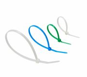 REXANT 077201 Набор хомутов-стяжек нейлоновых REXANT 100, 150, 200 мм, цветные, НХ-1, тубус 200 шт.