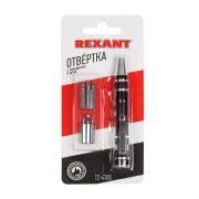 REXANT 124705 Отвертка с насадками 6 шт. REXANT