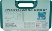 Jonnesway S68H3126S Набор головок торцевых 3/8&quot;&quot;DR Super Tech, 26 предметов