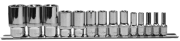 OMBRA 910714 Набор головок торцевых глубоких 1/4&quot;&quot;, 3/8&quot;&quot;, 1/2&quot;&quot;DR на держателе, внешний TORX®, E4-E24, 14 предметов