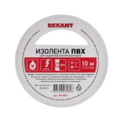 REXANT 092201 Изолента ПВХ REXANT 19 мм х 25 м, белая, упаковка 5 роликов