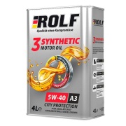 ROLF 322551 ROLF синтетическое 3-SYNTHETIC 5w40 ACEA A3/B4  4л