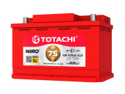 TOTACHI 90275 Батарея аккумуляторная 75А/ч 700А 12В обратная (-) (+) поляр. стандартные (Европа) клеммы