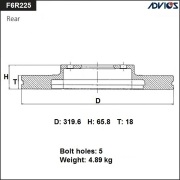 ADVICS F6R225B