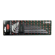 ROCK FORCE RF5072XL Набор ключей 6-гранных Г-образных экстра длинных 7пр. (2.5, 3-6, 8, 10мм)