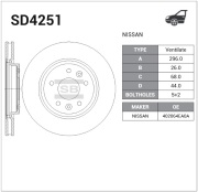 Sangsin brake SD4251