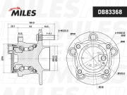 Miles DB83368 Ступица колеса с подшипником