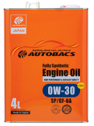 AUTOBACS A00032234 Моторное масло Синтетическое 0W-30 4л