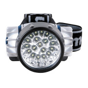 Camelion 8138 Фонарь налобный, металлик,19 ультра яркий LED, 4 режима, 3XR03 в комплекте пластиковый блистер LED5323-19Mx