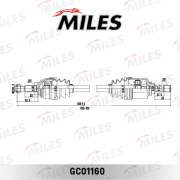 Miles GC01160 Приводной вал