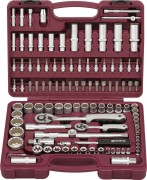 THORVIK UTS010812 Набор инструмента универсальный 1/4&quot;&quot;, 1/2&quot;&quot;DR с головками торцевыми 12-гранными, 108 предметов