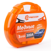 Агрессор AGR300 Провода пусковые (прикуриватель) 300А &quot;Агрессор&quot;, 3 м (медные)
