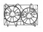 LUZAR LFK1954 Э/вентилятор охл. для а/м Toyota Highlander (08-) 3.5i (2 вент.) (с кожухом) (LFK 1954)