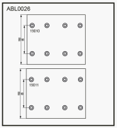 ALLIED NIPPON ABL0026HD Накладки грузовые